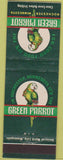 Matchbook Cover - Green Parrot Rochester MN