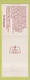 Matchbook Cover - Monterrey Inn Allison Park PA