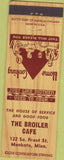 Matchbook Cover - Broiler Cafe Mankato MN