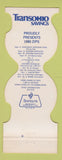 Matchbook Cover - Akron Zips Football 1980 Transohio Savings OH