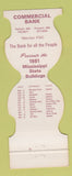 Matchbook Cover - Mississippi State Bulldogs Football 1981 DeKalb Preston MS