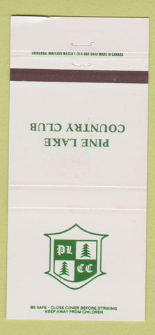 Matchbook Cover - Pine Lake Country Club 30 Strike
