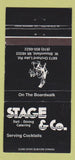 Matchbook Cover - Stage Deli Catering West Bloomfield MI WEAR 30 Strike