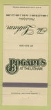 Matchbook Cover - The Latham Philadelphia PA Bogart's 30 Strike