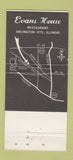 Matchbook Cover - Evans House Arlington Heights IL 30 Strike
