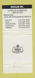 Matchbook Cover - Ziegler Caterpillar Tractors Duluth Buhl Hibbing MN 30 Strike