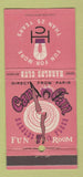 Matchbook Cover - Harolds Club Reno NV Girlie PINK casino 30 Strike