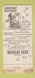 Matchbook Cover - Harolds Club Reno NV Girlie TAN casino WEAR 30 Strike