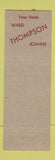 Matchbook Cover - Kitty Hawk Bar Long Beach CA