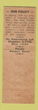 Matchbook Cover - Monty's Steak House Pasadena CA WEAR