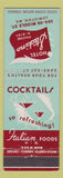 Matchbook Cover - Hotel Steckino Lewiston ME