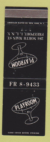 Matchbook Cover - Playroom Freeport LI NY