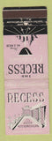 Matchbook Cover - The Recess Bar Chicago IL WEAR