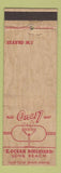 Matchbook Cover - One 17 Long Beach CA bar WEAR