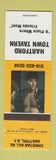 Matchbook Cover - Hartford Town Tavern Hartford NY male pinup beefcake