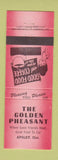 Matchbook Cover - Golden Pheasant Chinese Food Apsley ON