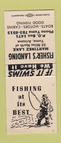 Matchbook Cover - Fisher's Landing Yuma AZ BOBTAIL