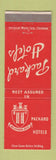 Matchbook Cover - Packard Hotels Mount Vernon Wooster Elyria OH