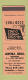 Matchbook Cover - Arena Grill Chinese Espanola ON