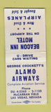 Matchbook Cover - Alamo Airways Las Vegas NV Beacon Inn BOBTAIL
