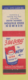 Matchbook Cover - Hermon Esso oil gas Hermon ME low phone #
