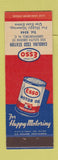Matchbook Cover - Esso oil gas Greensboro NC