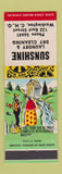 Matchbook Cover - Sunshine Laundry Washington Court House OH hillbilly