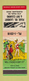 Matchbook Cover - Pearl Road Laundry Cleveland OH hillbilly