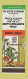 Matchbook Cover - John Schwabenland Monarch Match Coyote CA hillbilly