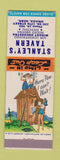 Matchbook Cover - Stanley's Tavern Omaha NE hillbilly