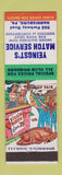 Matchbook Cover - Yeingst's Match Service Harrisburg PA hillbilly