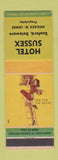 Matchbook Cover - Hotel Sussex Seaford DE pinup