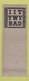 Matchbook Cover - Five and Ten Cafe McKees Rocks PA pinup