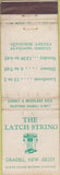 Matchbook Cover - The Latch String Oradell NJ WORN