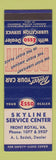 Matchbook Cover - Skyline Esso oil gas Front Royal VA