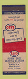 Matchbook Cover - Esso oil gas Rubin Bros Elmira NY