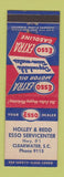 Matchbook Cover - Holley Redd Esso oil gas Clearwater SC
