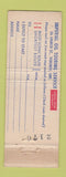 Matchbook Cover - Hillsdale Gardens Camping Esso oil gas Wainfleet ON WEAR