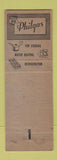 Matchbook Cover - Philgas Phillips 66 oil gas DeLap Viroqua WI low phone #