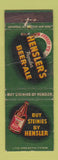 Matchbook Cover - Steinies Beer Hensler WORN NJ