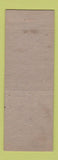 Matchbook Cover - Seafood Bowl Restaurant San Francisco CA WEAR