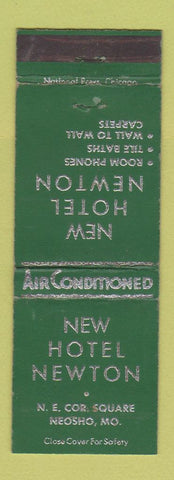 Matchbook Cover - New Hotel Newton Neosho MO WEAR