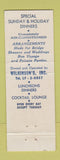 Matchbook Cover - Ships' Haven Lynnfield MA