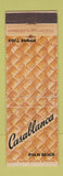 Matchbook Cover - Casablanca Palm Beach FL WEAR