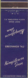 Matchbook Cover - Kingstown Inn North Kingstown RI