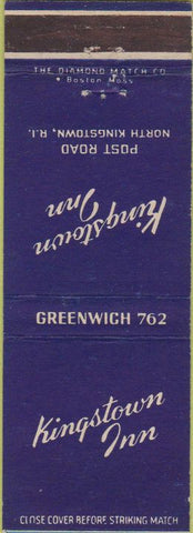 Matchbook Cover - Kingstown Inn North Kingstown RI