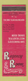 Matchbook Cover - Regency Room Huntington Hotel San Francisco CA WEAR