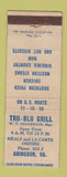 Matchbook Cover - The Blu Grill Abingdon VA WEAR