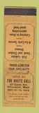 Matchbook Cover - White Gull Gloucester MA WORN