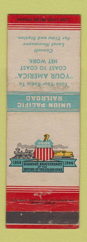 Matchbook Cover - Union Pacific Railroad 1944 WEAR